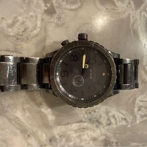 Nixon Men’s Gunmetal Black Stainless Steel Dive Watch